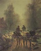 constant troyon On the Way to Market (san05) oil painting
